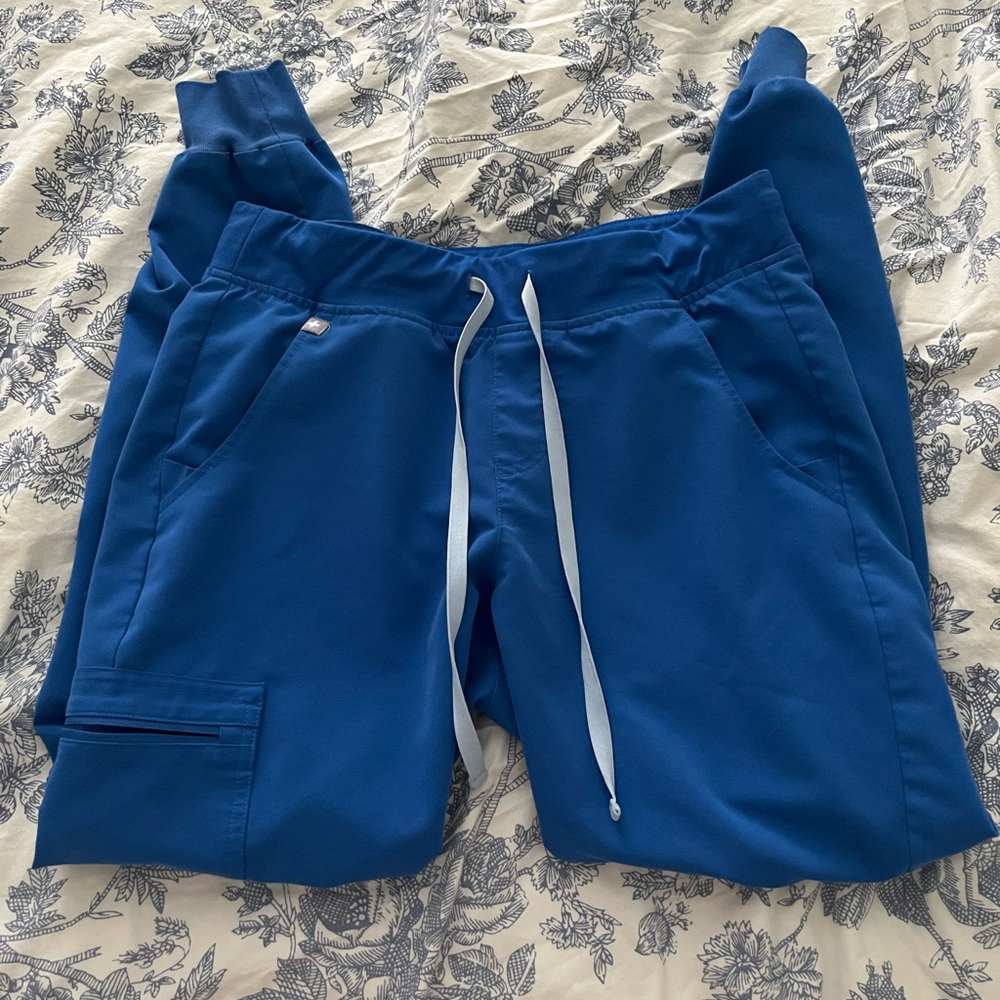 Royal blue Figs scrub bottoms